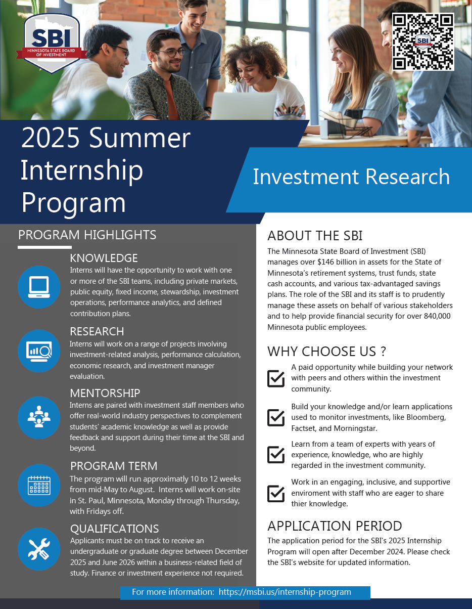 Internship Informational Flyer