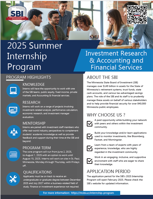 Internship Informational Flyer 2025