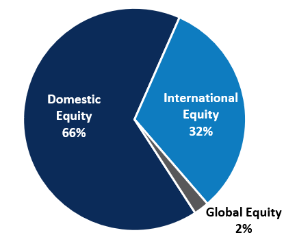 Pie Chart Public Equity Allocation June 30 2025
