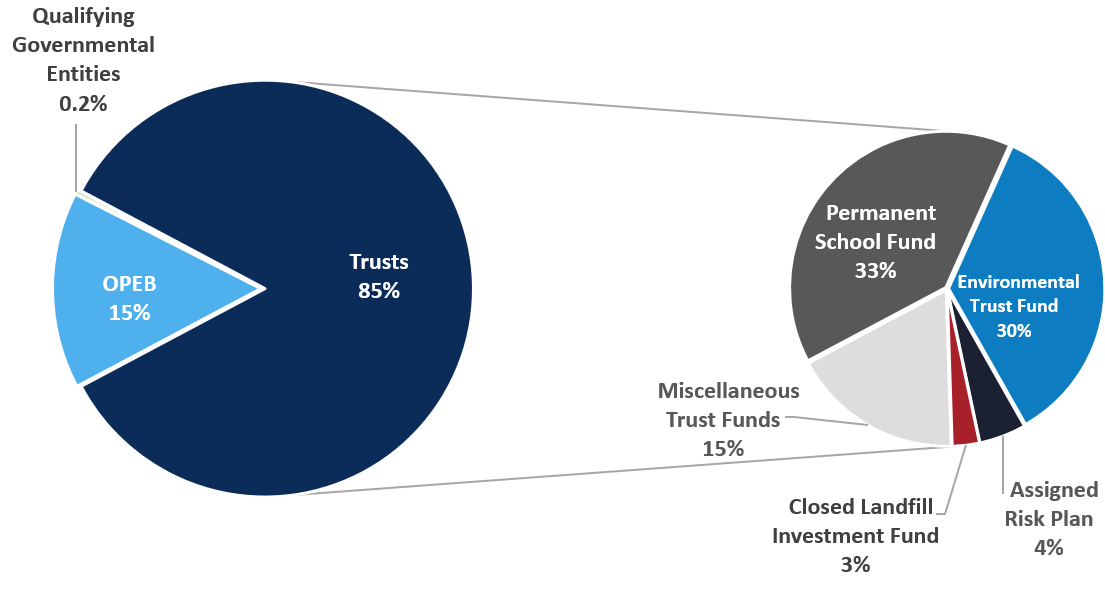 Non-Retirement Program Allocation as of December 31 2024